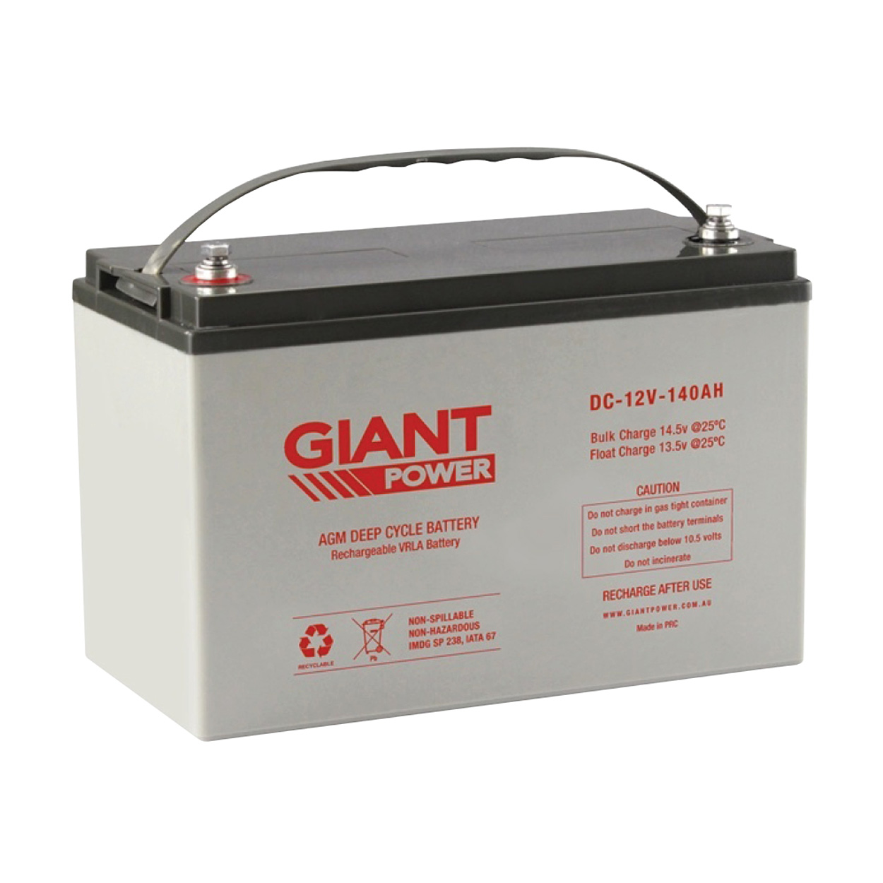 Giant Power 140Ah AGM Batteries