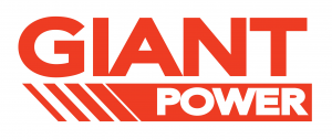 Giant Power Logo - orange on white